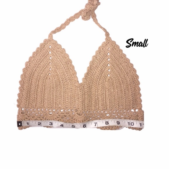 New Boho Bikini Set Sexy Two Piece Swim S or M Tan - Picture 7 of 12